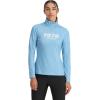 imageSpyder Womens Vivid Half Zip TNeck Ski Base LayerBlue Drift