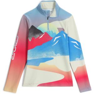 imageSpyder Womens Vivid Half Zip TNeck Ski Base LayerMulti
