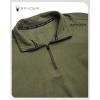 image:imageSpyder Mens Quarter Zip Pullover Sweatshirt  Lightweight Soft Fleece Athletic Pullover  Gym amp Running Sweatshirts for MenOlive
