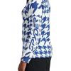 image:imageSpyder womens Houndstooth Half Zip TneckEblelctrblu