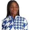 image:imageSpyder womens Houndstooth Half Zip TneckEblelctrblu