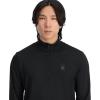 image:imageSpyder Mens Prospect Half Zip TNeck Ski Base LayerBlack
