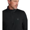 image:imageSpyder Mens Prospect Half Zip TNeck Ski Base LayerBlack