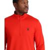 image:imageSpyder Mens Prospect Half Zip TNeck Ski Base LayerVolcano