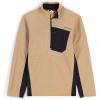 image:imageSpyder Mens Bandit Hybrid 12 Zip Fleece Ski Mid Layer Sweater JacketTannin