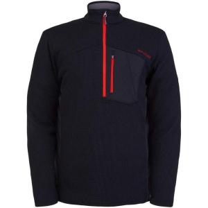 image:imageSpyder Mens Bandit Hybrid 12 Zip Fleece Ski Mid Layer Sweater JacketBlk Red
