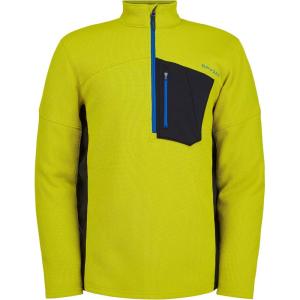 image:imageSpyder Mens Bandit Hybrid 12 Zip Fleece Ski Mid Layer Sweater JacketCitron
