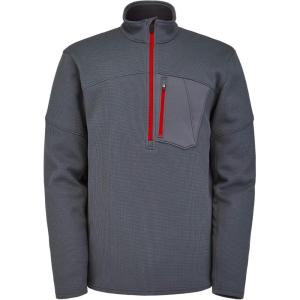 image:imageSpyder Mens Bandit Hybrid 12 Zip Fleece Ski Mid Layer Sweater JacketImage Grey
