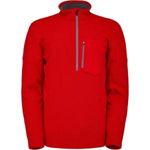 image:imageSpyder Mens Bandit Hybrid 12 Zip Fleece Ski Mid Layer Sweater JacketRed