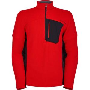 image:imageSpyder Mens Bandit Hybrid 12 Zip Fleece Ski Mid Layer Sweater JacketVolcano S23