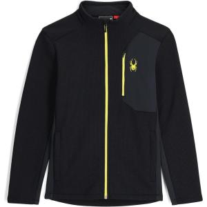 image:imageSpyder Mens Bandit Hybrid Full Zip Mid Layer JacketBlack 2