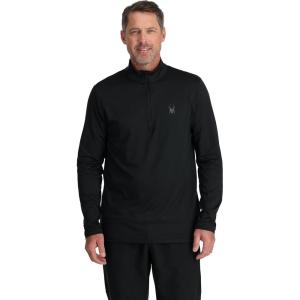 image:imageSpyder Mens Prospect Half Zip TNeck Ski Base LayerBlack