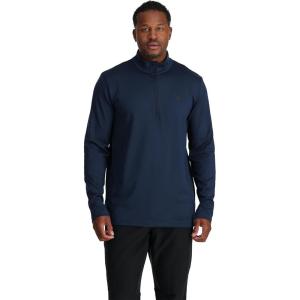 image:imageSpyder Mens Prospect Half Zip TNeck Ski Base LayerTrue Navy