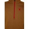 image:imageSpyder Mens Standard Outbound Half Zip MidWeight Mock Neck SweaterToasted