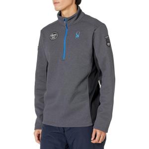 image:imageSpyder Mens Bandit Wengen Half Zip SweaterEbony