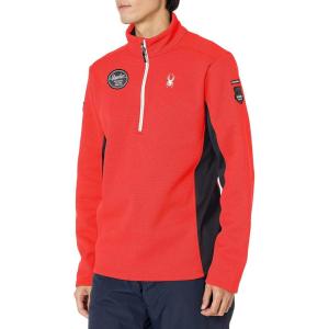 image:imageSpyder Mens Bandit Wengen Half Zip SweaterVolcano