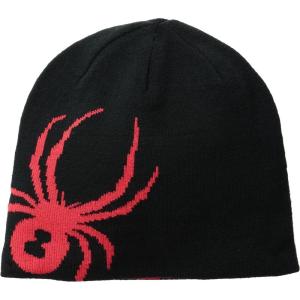image:imageSpyder Mens Innsbruck Reversible Ski Winter BeanieBlackBurstRed