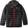 image:imageSpyder boys Boys Geared Hoody Synthetic Down JacketBlackBlackRed