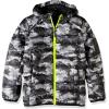 image:imageSpyder boys Boys Geared Hoody Synthetic Down JacketCamo Distress PrintCamo Distress PrintBryte Yellow
