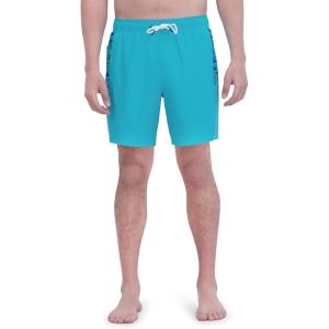 image:imageSpyder Mens Swim Trunks  Stretch QuickDry 7inch Board Shorts Sun Protection amp LinerPeacocka