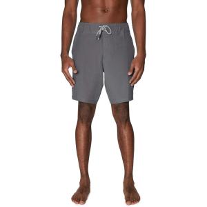 image:imageSpyder Mens Swim Trunks  Stretch QuickDry 9 Board Shorts Sun Protection Pockets amp Brief LinerDark Grey