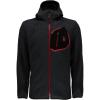 image:imageSpyder Mens Ouzo Synthetic Down Hoody JacketBlackBlackRed