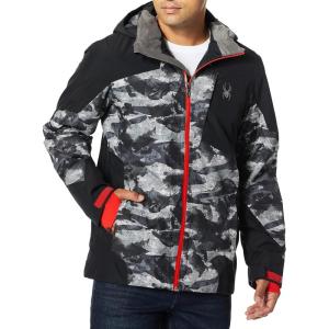 image:imageSpyder Mens Mens Chambers Goretex Ski JacketCamo Distress PrintBlackVolcano