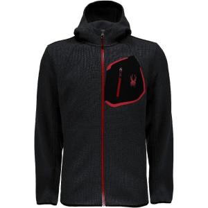 image:imageSpyder Mens Ouzo Synthetic Down Hoody JacketBlackBlackRed
