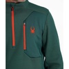 image:imageSpyder mens Bandit 12 Zip Fleece Ski Mid Layer Sweater JacketCypress Green