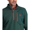 image:imageSpyder mens Bandit 12 Zip Fleece Ski Mid Layer Sweater JacketCypress Green