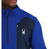 image:imageSpyder mens Bandit 12 Zip Fleece Ski Mid Layer Sweater JacketElectric Blue