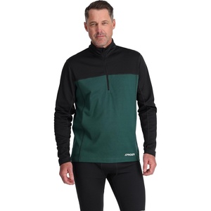 image:imageSpyder Mens Charger 12 Baselayer Thermal Ski TopCypress Green