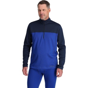 image:imageSpyder Mens Charger 12 Baselayer Thermal Ski TopElectric Blue