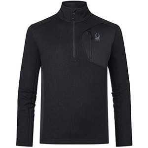 image:imageSpyder mens Bandit 12 Zip Fleece Ski Mid Layer Sweater JacketBlack S23