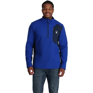 image:imageSpyder mens Bandit 12 Zip Fleece Ski Mid Layer Sweater JacketElectric Blue