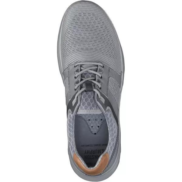 imageJohnston amp Murphy Mens Activate Plain Toe Shoe  Breathable Construction  Ventilated EVA SoleGray MeshFull Grain