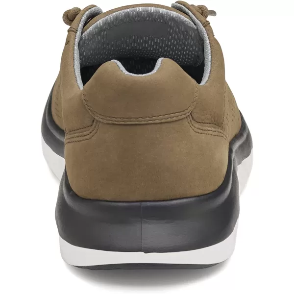 imageJohnston amp Murphy Mens Activate Plain Toe Shoe  Breathable Construction  Ventilated EVA SoleLight Brown Nubuck