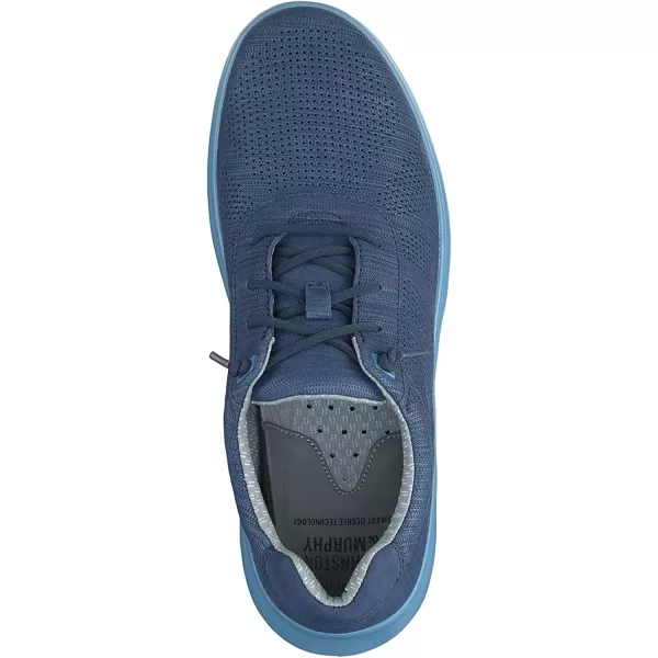 imageJohnston amp Murphy Mens Activate Plain Toe Shoe  Breathable Construction  Ventilated EVA SoleNavy Breathable Full Grain