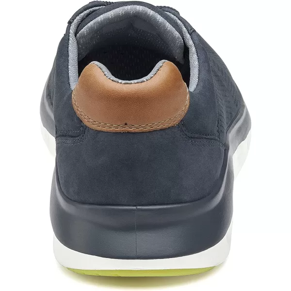 imageJohnston amp Murphy Mens Activate Plain Toe Shoe  Breathable Construction  Ventilated EVA SoleNavy Nubuck
