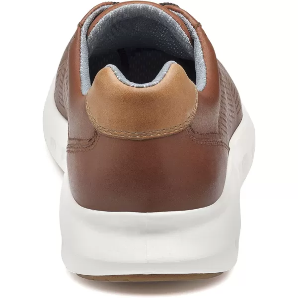 imageJohnston amp Murphy Mens Activate Plain Toe Shoe  Breathable Construction  Ventilated EVA SoleTan Full Grain