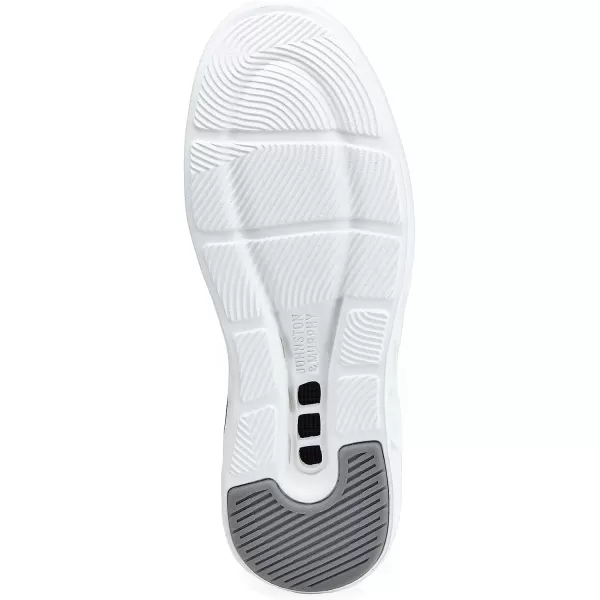 imageJohnston amp Murphy Mens Activate Plain Toe Shoe  Breathable Construction  Ventilated EVA SoleWhite MeshFull Grain