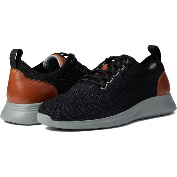imageJohnston amp Murphy Mens Amherst UThroat Shoe nbspEVAnbspSolenbsp DualDensity Footbed Cushion nbspBreathable Casual ShoesBlack Knit