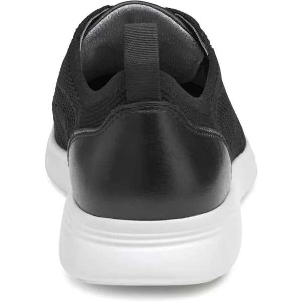 imageJohnston amp Murphy Mens Amherst UThroat Shoe nbspEVAnbspSolenbsp DualDensity Footbed Cushion nbspBreathable Casual ShoesBlack Knit With Black Trim