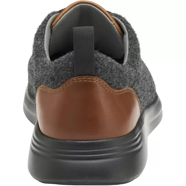 imageJohnston amp Murphy Mens Amherst UThroat Shoe nbspEVAnbspSolenbsp DualDensity Footbed Cushion nbspBreathable Casual ShoesDark Gray Wool