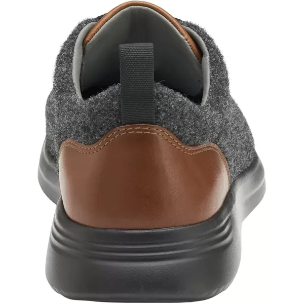 imageJohnston amp Murphy Mens Amherst UThroat Shoe nbspEVAnbspSolenbsp DualDensity Footbed Cushion nbspBreathable Casual ShoesDark Gray Wool