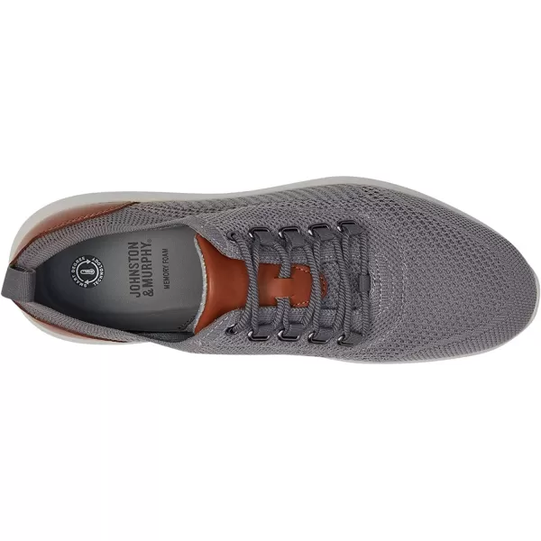 imageJohnston amp Murphy Mens Amherst UThroat Shoe nbspEVAnbspSolenbsp DualDensity Footbed Cushion nbspBreathable Casual ShoesGray Knit