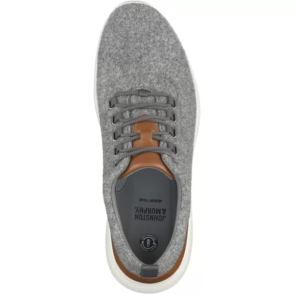 imageJohnston amp Murphy Mens Amherst UThroat Shoe nbspEVAnbspSolenbsp DualDensity Footbed Cushion nbspBreathable Casual ShoesGray Wool