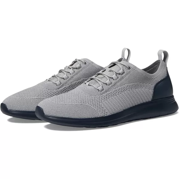 imageJohnston amp Murphy Mens Amherst UThroat Shoe nbspEVAnbspSolenbsp DualDensity Footbed Cushion nbspBreathable Casual ShoesLight Gray Knit