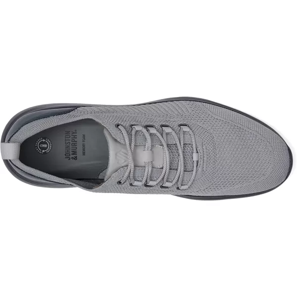 imageJohnston amp Murphy Mens Amherst UThroat Shoe nbspEVAnbspSolenbsp DualDensity Footbed Cushion nbspBreathable Casual ShoesLight Gray Knit