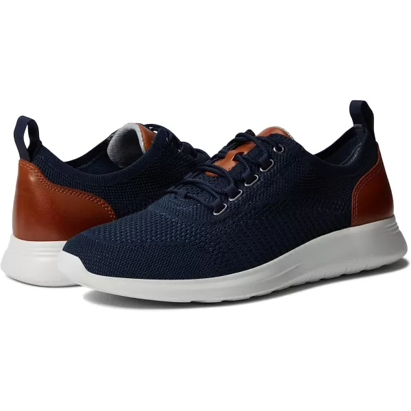 imageJohnston amp Murphy Mens Amherst UThroat Shoe nbspEVAnbspSolenbsp DualDensity Footbed Cushion nbspBreathable Casual ShoesNavy Knit